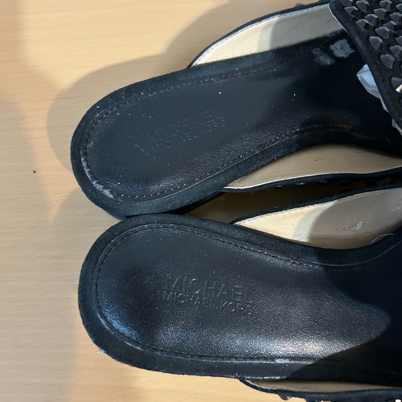 Michael Kors Women's Slip On black Studded Flats Shoes Black Size 5 - Picture 6 of 7